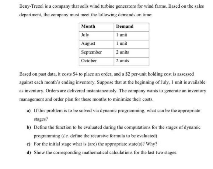 handwritten please Beny-Trezel is a company that