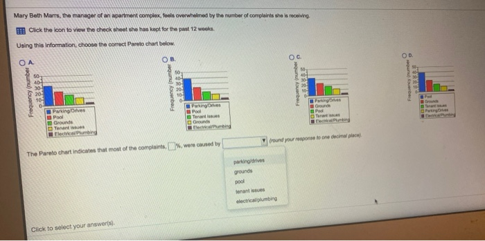 Mary Beth Marrs, the manager of an apartment