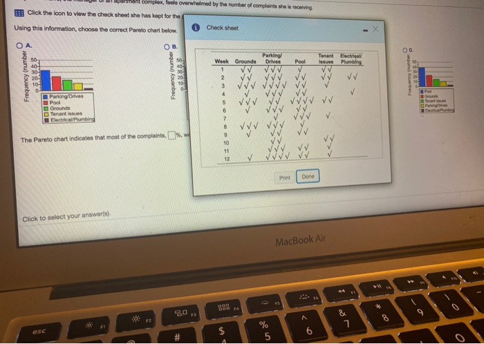 Mary Beth Marrs, the manager of an apartment