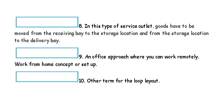 Part 1: Identification. Identify each item and