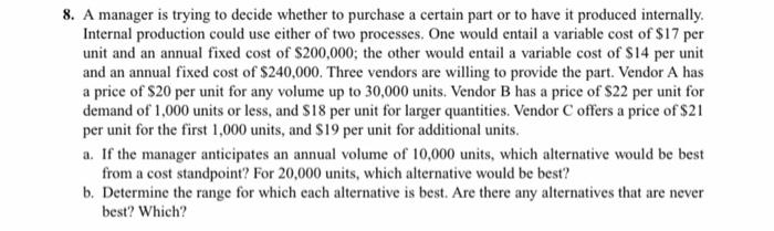 Question. Big Data and Predictive Analytics 8. A