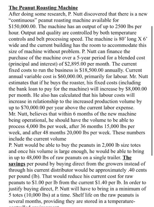 CASE STUDY 4: Ch. 6 EVERYTHING AND NUT'n P. Nutt