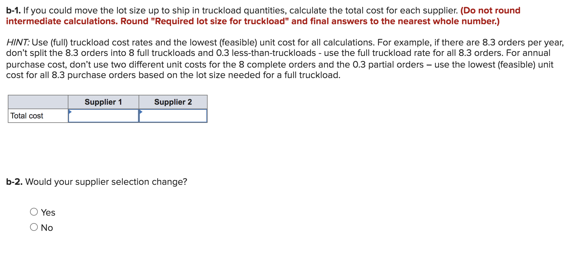 I posted this one question and only got half. I