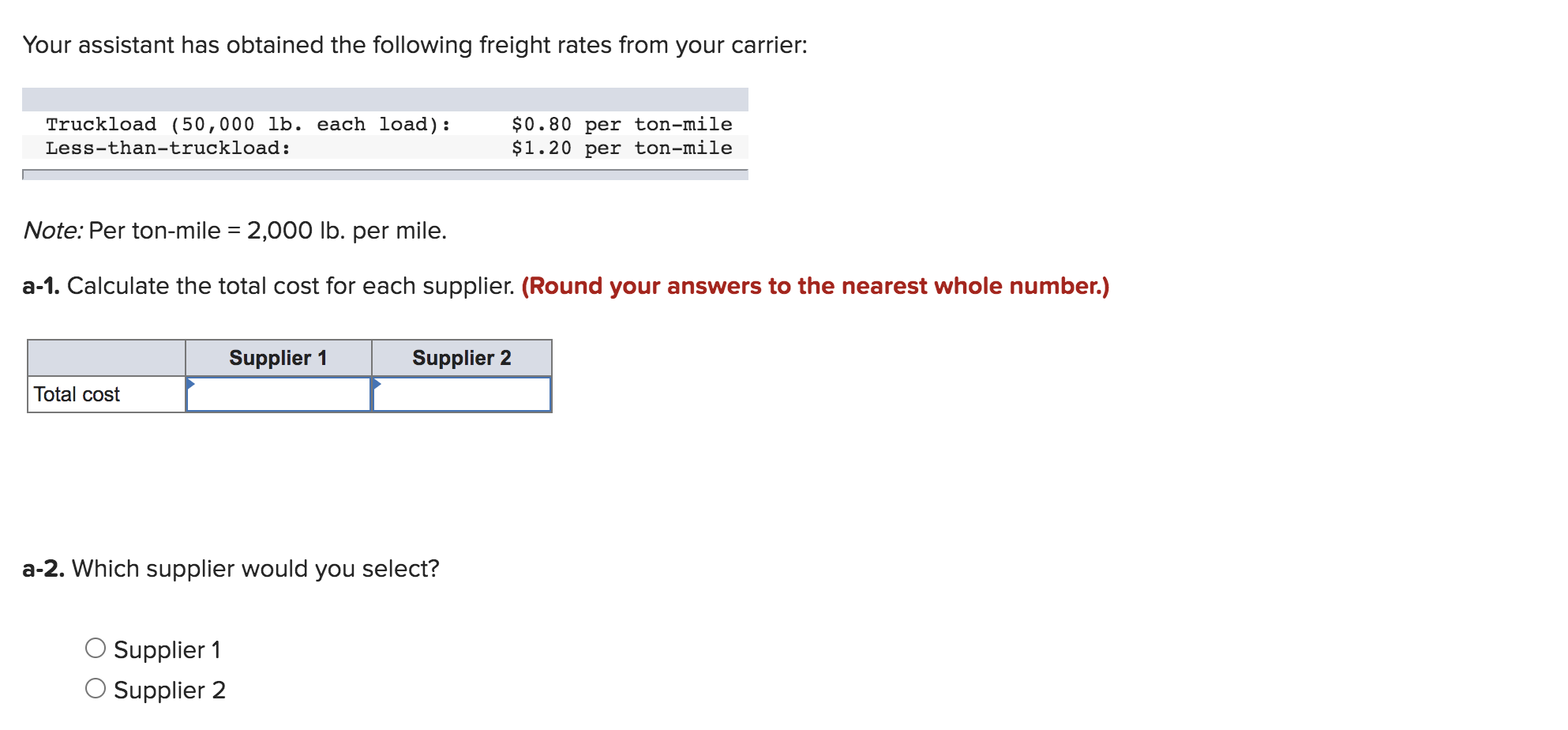 I posted this one question and only got half. I