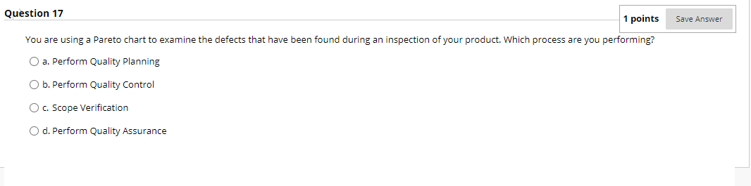 Save Answer Question 17 1 points You are using a