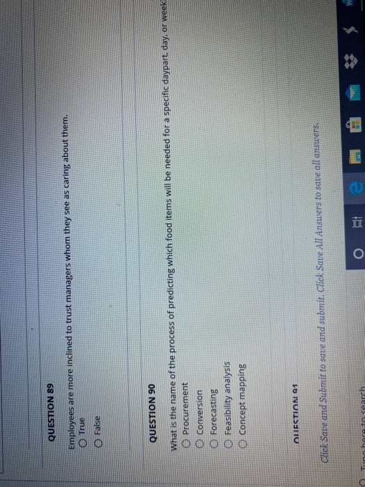 Multiple Choice Question completion Status: