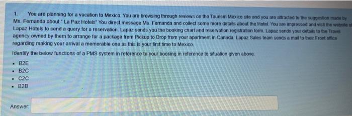 please amswer this asap thank you 1. You are