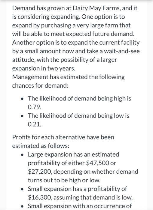 Demand has grown at Dairy May Farms, and it is