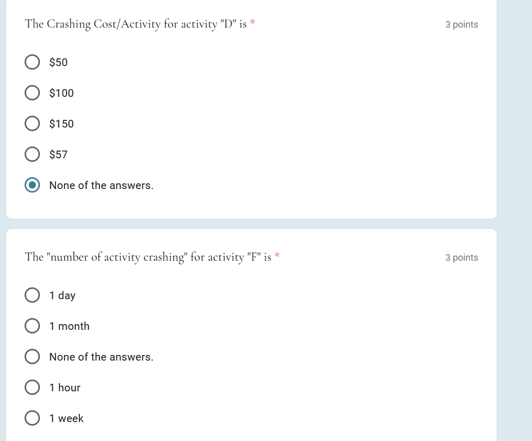 i need the answer quickly without justification