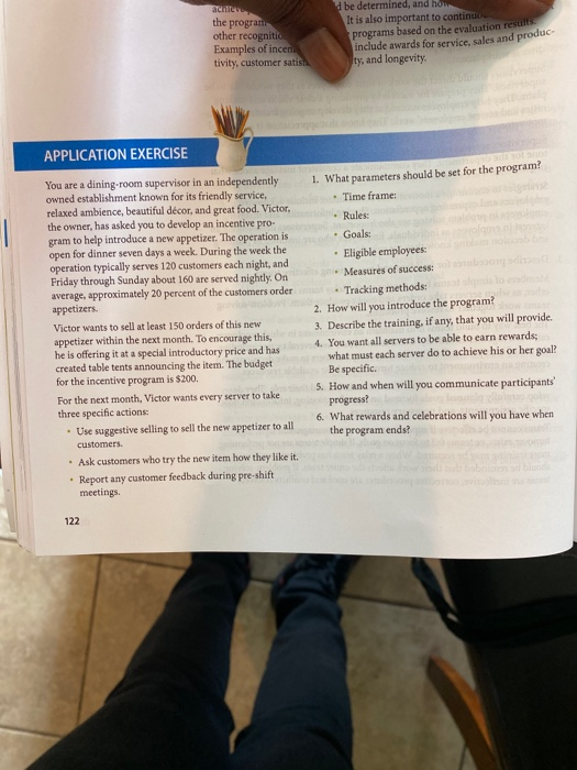 achieve the program other recognitio Examples of