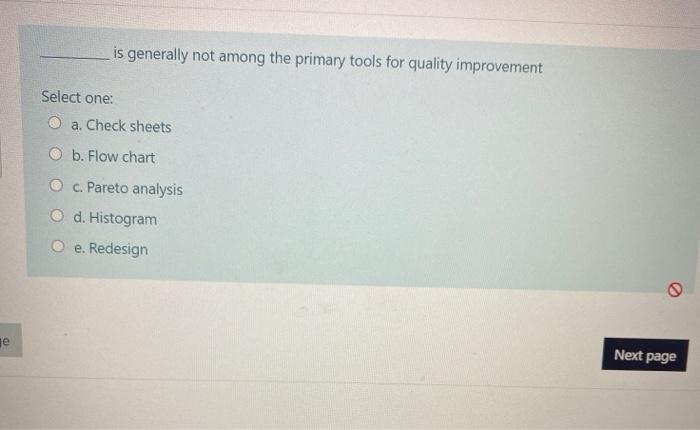 is generally not among the primary tools for