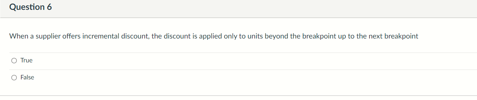 Question 2 The (Q,R) policy requires a system
