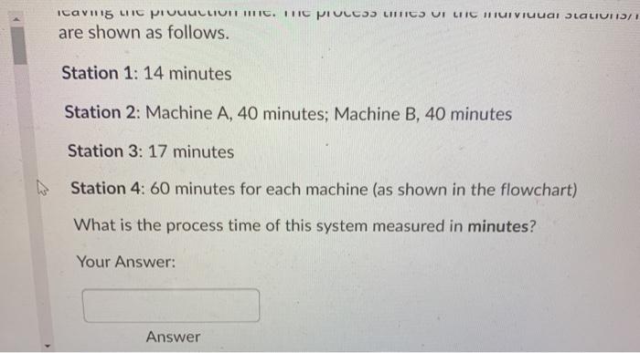 Station 2 Machine A Station 4 Machine A 60