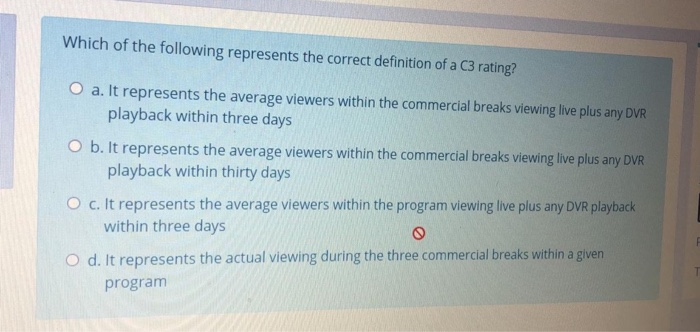 Which of the following represents the correct