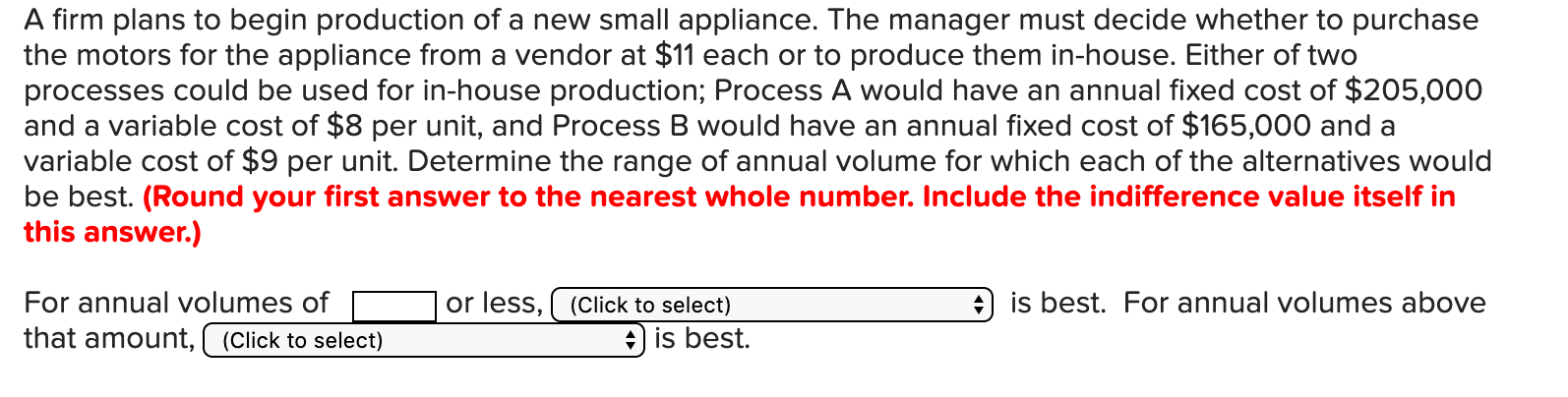 A firm plans to begin production of a new small