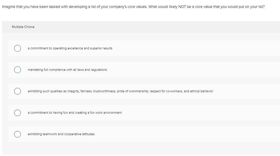 Imagine that you have been tasked with developing