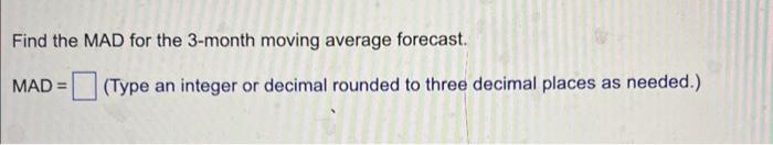 Need help finding the MAD (mean absolute