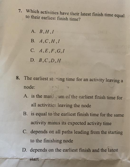 Use the scenario below to answer questions 2 - 7