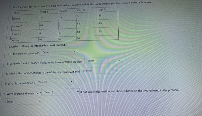 HERE ARE THE DROP DOWN OPTIONS: A. yes or no or