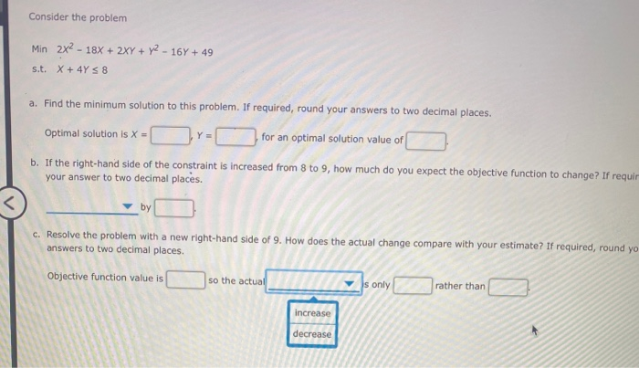 Problem 8-02 (Algorithmic) Consider the problem