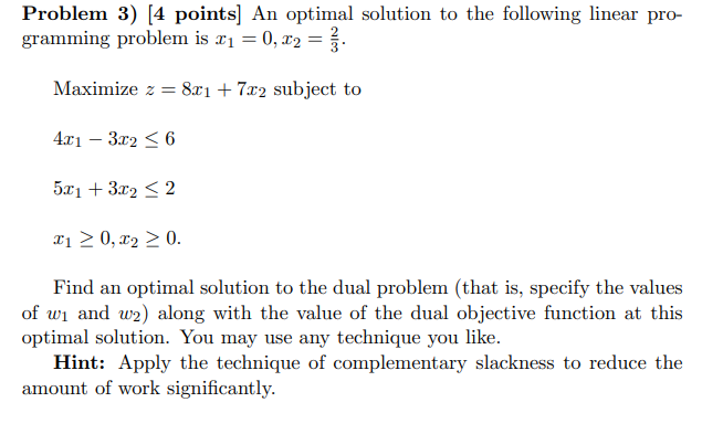 Problem 2) 5 5 26: X2 = 22 23 ming problem: Show