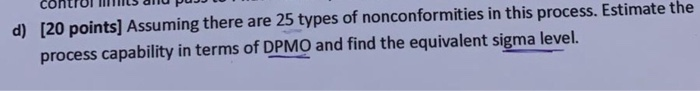 d) [20 points) Assuming there are 25 types of