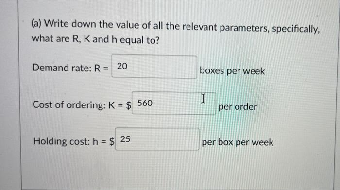 Maggie manages the inventory of printing paper