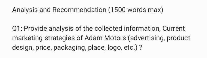 i need the answer quickly Analysis and