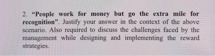 400-600 words Scenario or Tasks You are a part of