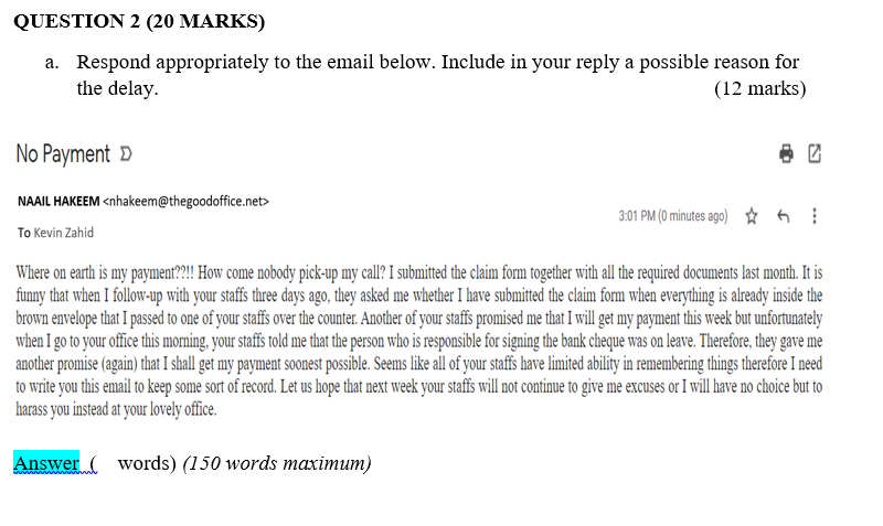 Please take all the time needed for this. and