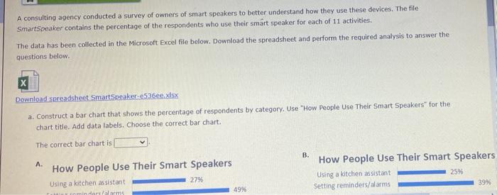 A consulting agency conducted a survey of owners
