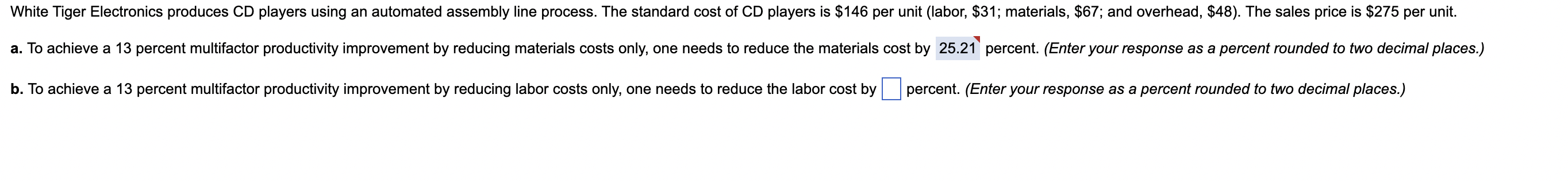 c. To achieve a 15 percent multifactor