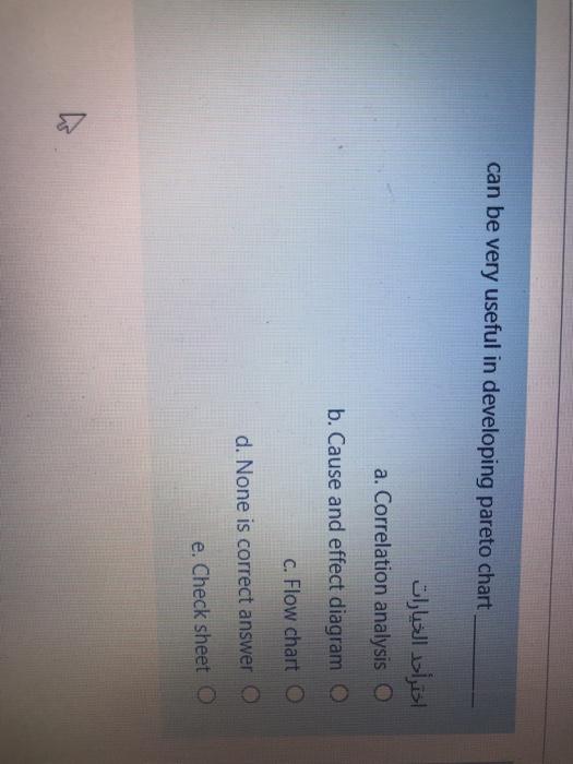 can be very useful in developing pareto chart a.