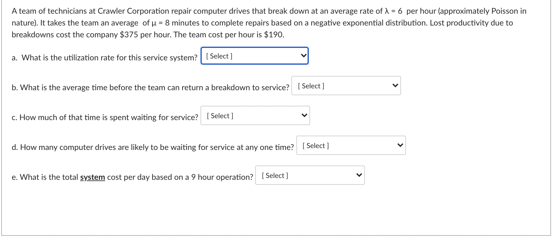 A team of technicians at Crawler Corporation
