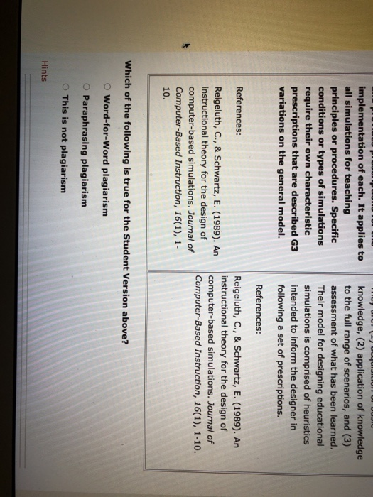 Original Source Material Student Version The