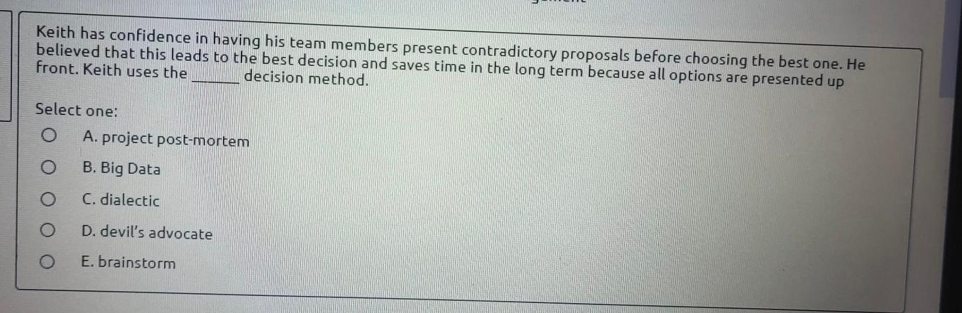 is the best performance feedback? Select one: A.