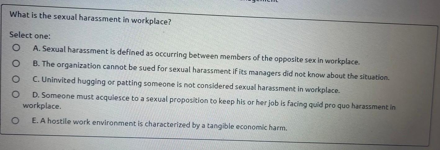 is the best performance feedback? Select one: A.