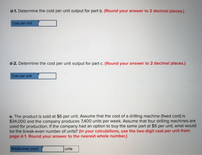 Please help solve all all parts of this problem