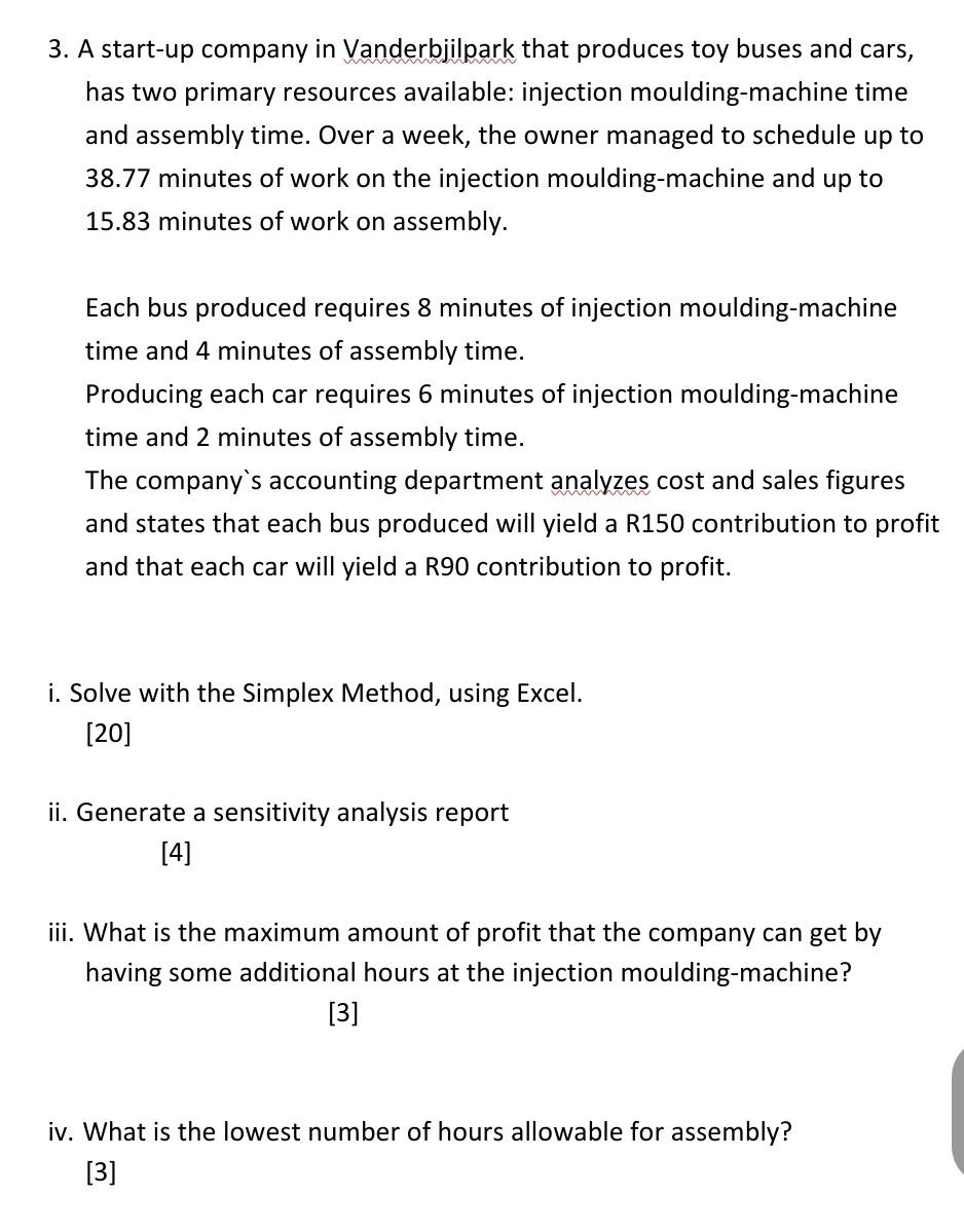 3. A start-up company in Vanderbjilpark that