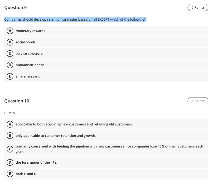 Question 3 Loyalty programs are more common