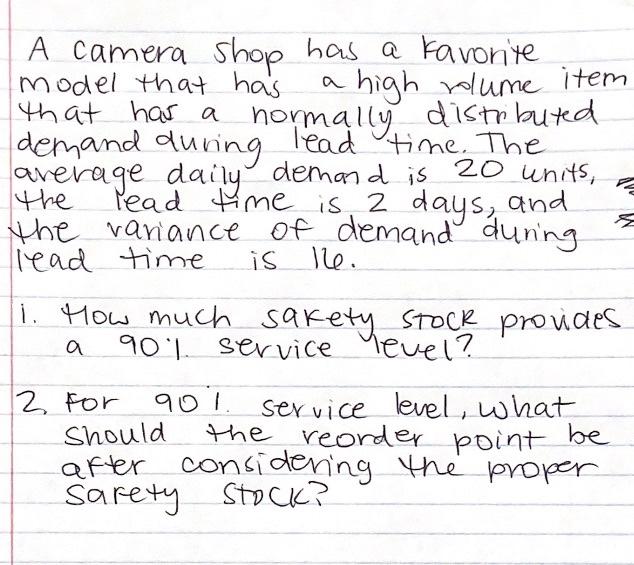 is A camera shop has a Favonive model that has