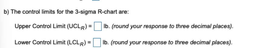 Lower Range, Sample Size, n D3 2 3 4 5 6 7 8 9 10