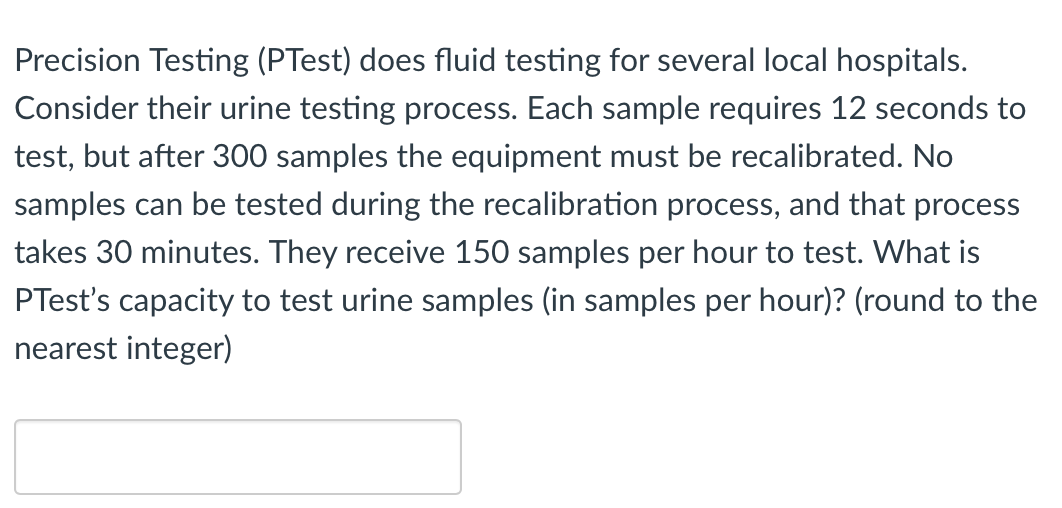 Precision Testing (PTest) does fluid testing for