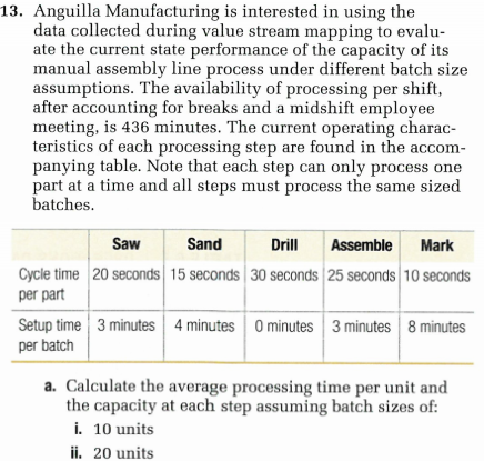 Lean Systems Value Stream Mapping 13. Anguilla