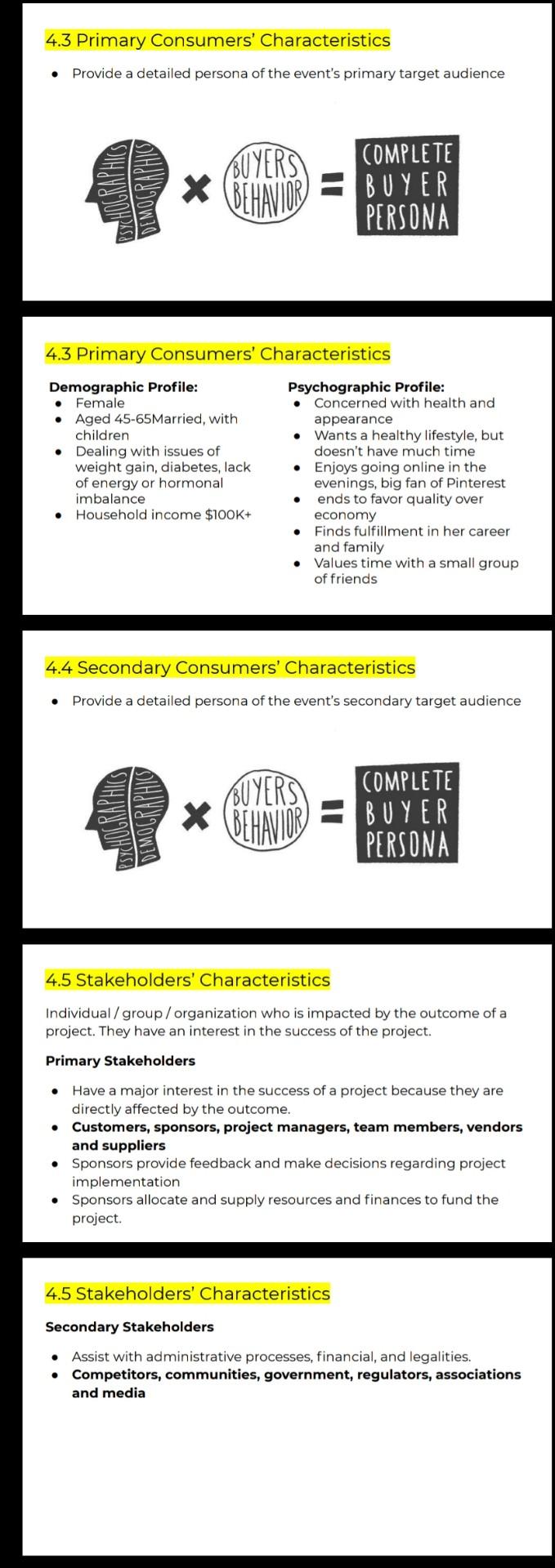 what are the primary and secondary stakeholders