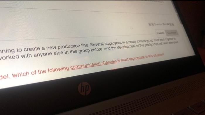 Question Completion Status: A Moving to another