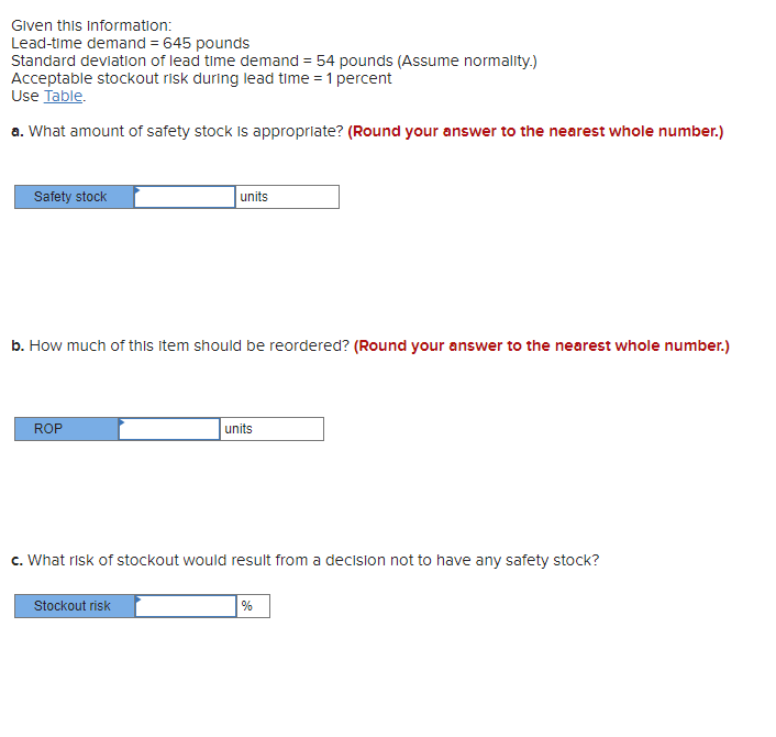 need help show work in excel please Given this