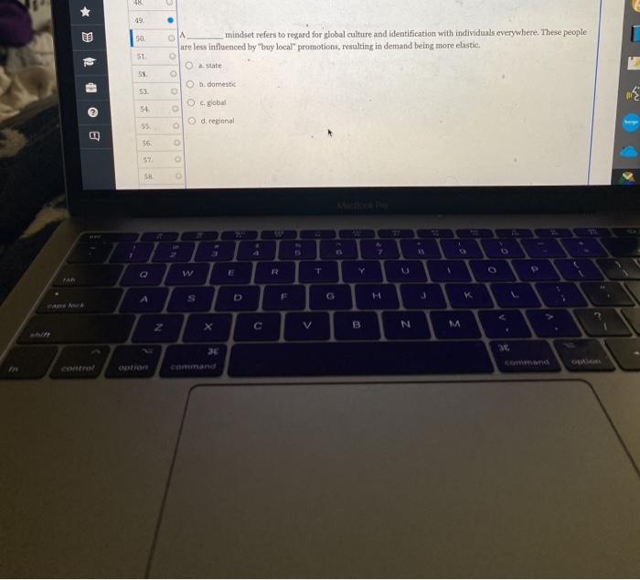 16 * 49 . 50 A mindset refers to regard for