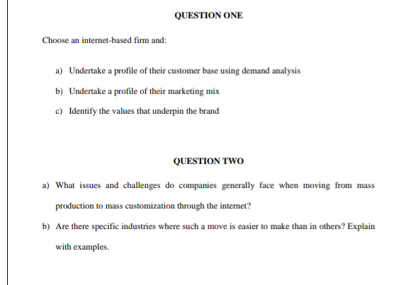 please solve all for a thumps up QUESTION ONE