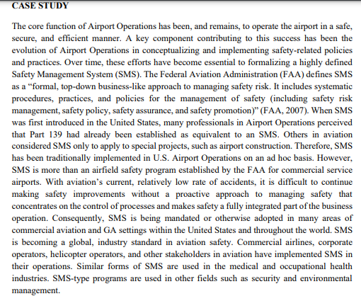 SUBJECT NAME : AIRPORT MANAGEMENT 30 MARKS LONG